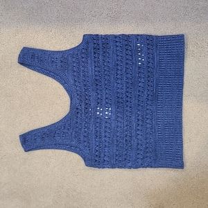 Crop sweater tank size small